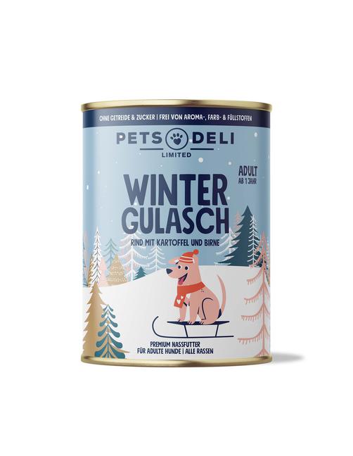 Pets Deli Limited Edition Winter Gulasch Rind mit Kartoffel und Birne