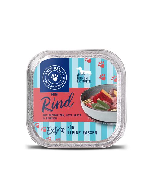 Mini Rind mit Buchweizen, Rote Beete, Pfirsich und Salbei 100 g