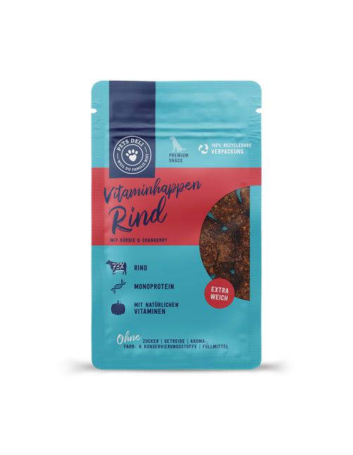 Pets Deli Vitaminhappen Rind mit Kürbis und Cranberry
