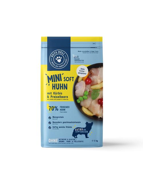 Mini Soft Huhn mit Kürbis & Preiselbeere 400 g