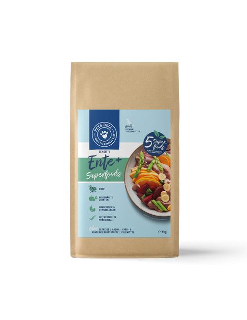 Pets Deli Superfood Ente mit Pastinaken, Rote Beete, Orange, Spargel und Kürbis