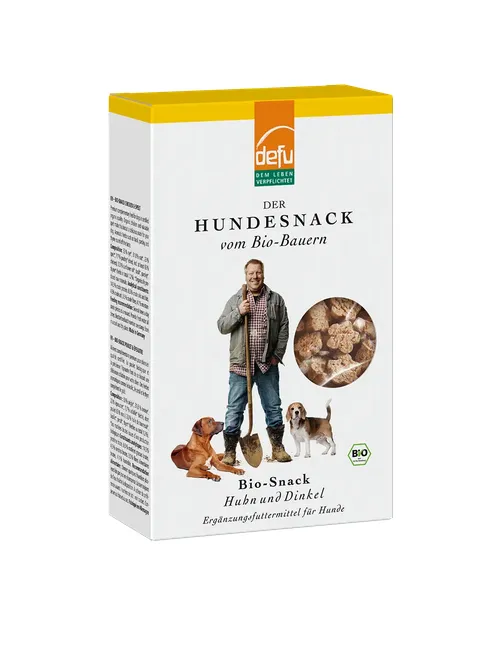 Hund: Bio-Snack Huhn & Dinkel 200 g