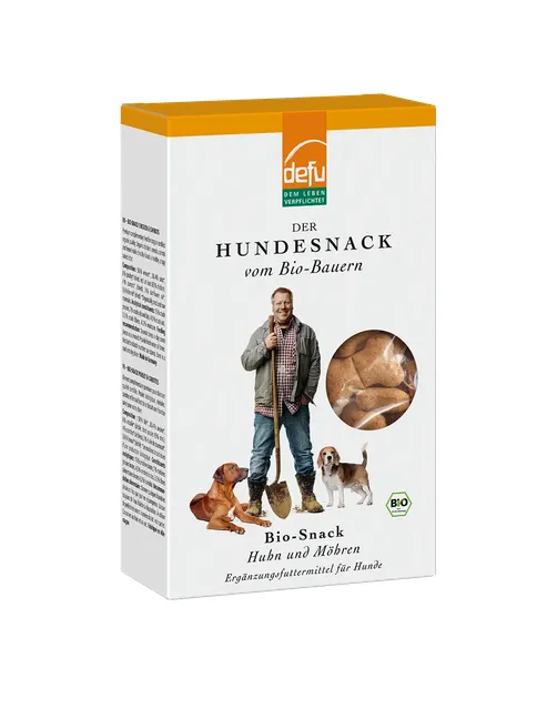 Hund: Bio-Snack Huhn & Möhren 200 g