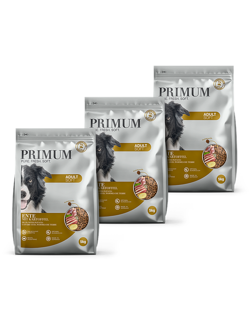 Soft Adult Ente mit Kartoffel 3 x 5 kg