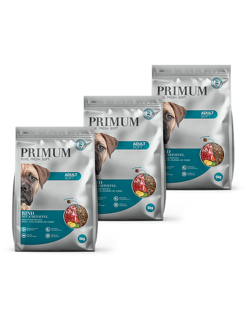 Soft Adult Rind mit Kartoffel 3 x 5 kg