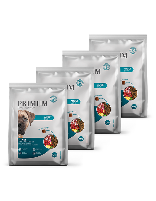 Soft Adult Rind mit Kartoffel 4 x 1,5 kg