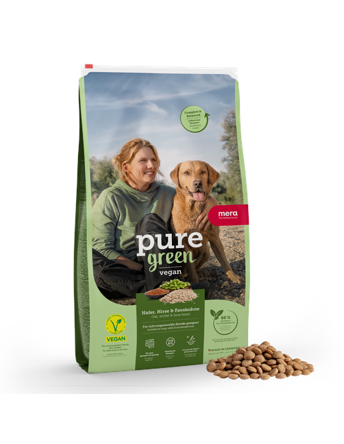 mera Pure Green Neu: Hafer, Hirse & Favabohne - 10 Kg