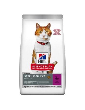 Science Plan Trockenfutter Katze Adult, Sterilised Ente 3 kg