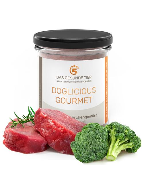 Premium Nassfutter Doglicious Gourmet - Rind & Gemüse 6 x 290 g