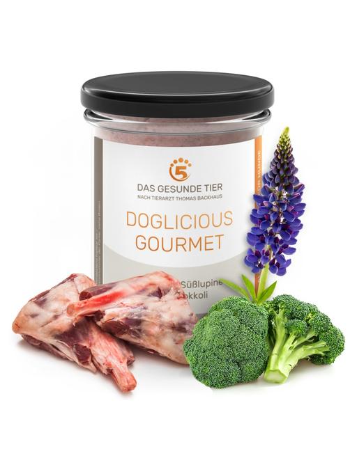 Das Gesunde Tier Premium Nassfutter Doglicious Gourmet - Ziege & Süßlupine