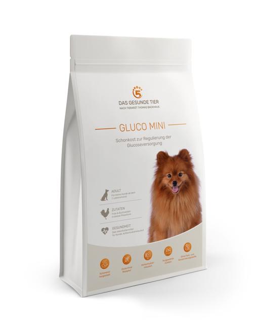 Spezialfutter für Kleine Hunde mit Diabetes Gluco Mini 5 kg