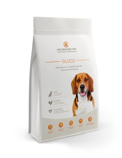 Spezialfutter für Hunde mit Diabetes Gluco 5 kg