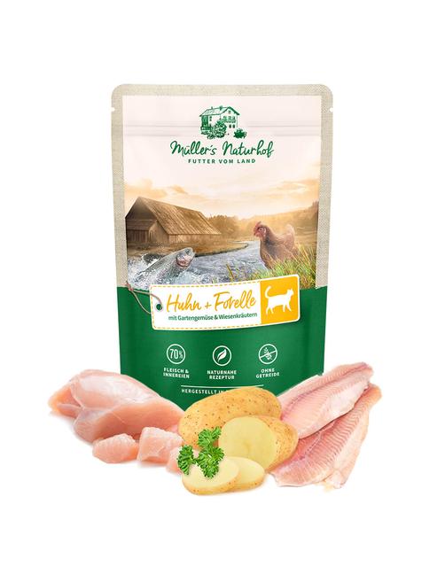 Müller's Naturhof Traditionell Huhn & Forelle