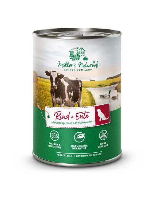 Traditionell Rind und Ente 6 x 400 g