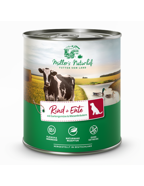 Müller's Naturhof Traditionell Rind und Ente