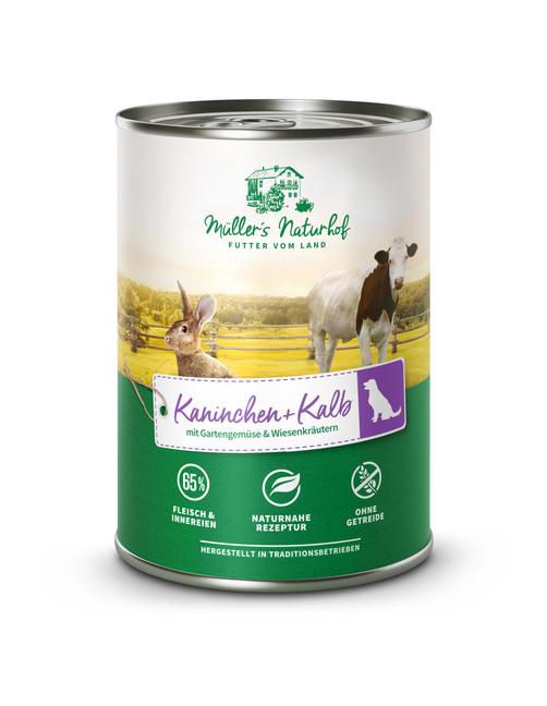 Traditionell Kaninchen und Kalb 6 x 400 g