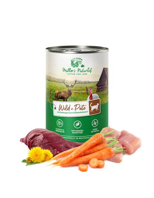 Traditionell Wild und Pute 30 x 400 g
