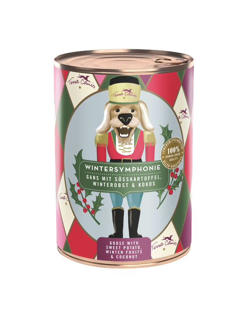Getreidefrei | Wintersymphonie - Gans mit Süßkartoffel, Winterobst und Kokos 400 g