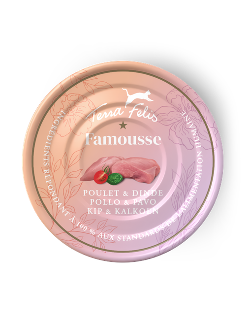 Famousse | Huhn & Pute Es/Fr 80g - Es 80 g