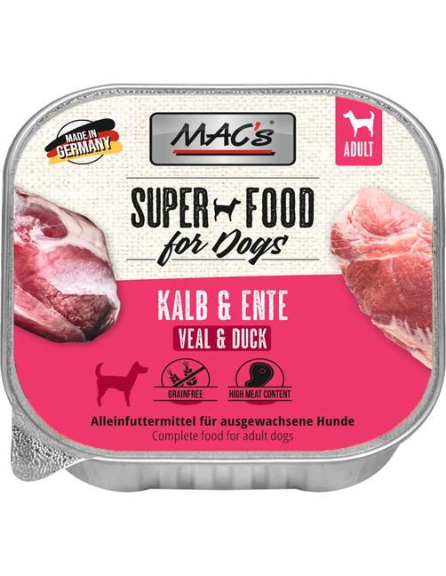 MAC's Dog Schale Kalb & Ente