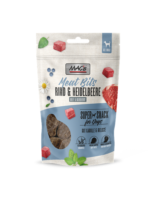 Dog Meat Bits Rind & Heidelbeere 720 g