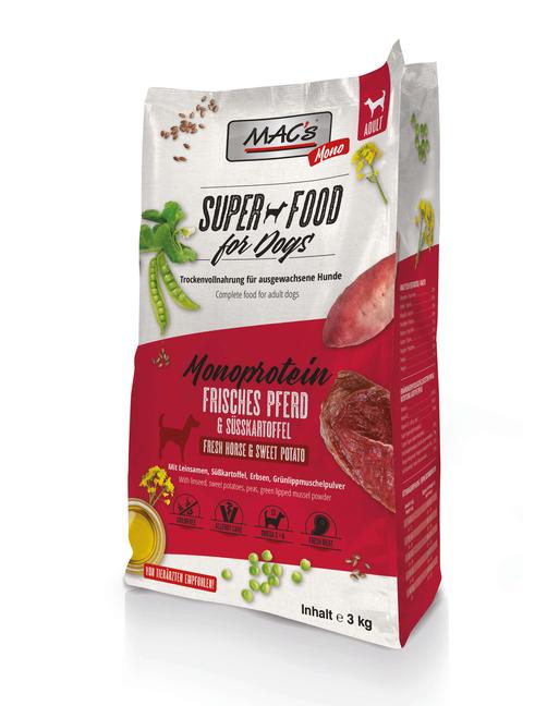 Dog Mono Frisches Pferd 3 kg