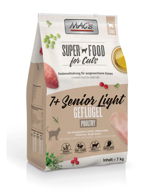Cat 7+ Senior Light Geflügel 7 kg