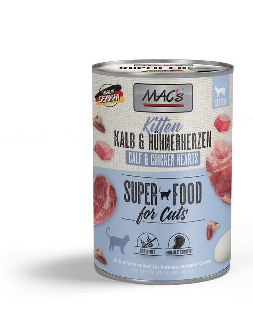 Cat Kitten Kalb & Hühnerherzen 2,4 kg