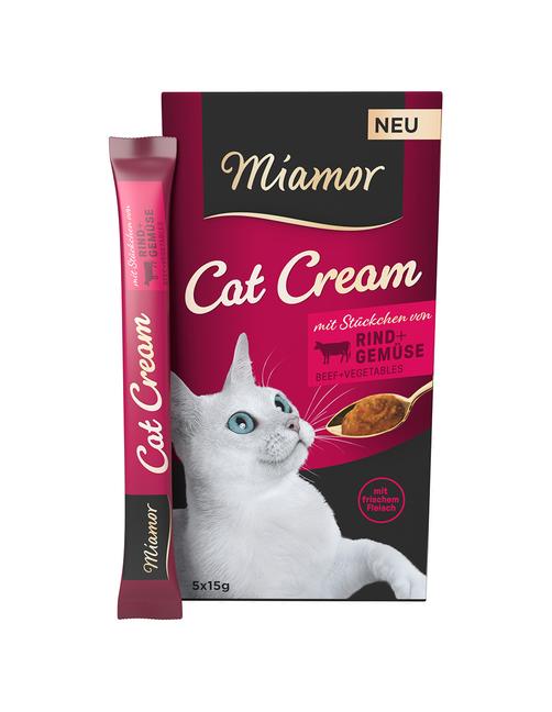 Miamor Cat Cream Rind + Gemüse - Sparpaket