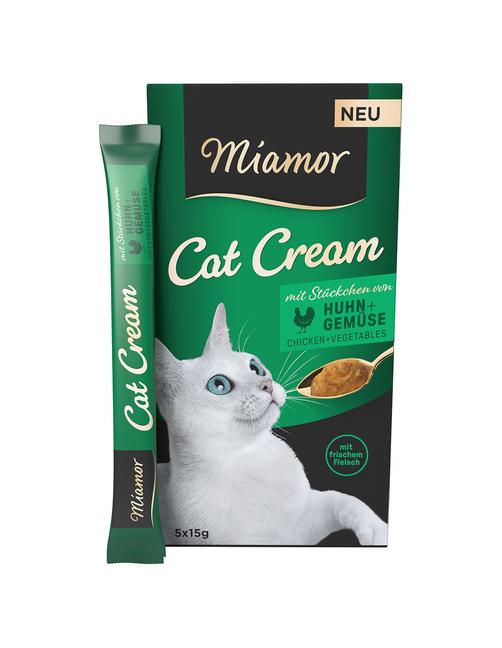 Cat Cream Huhn + Gemüse - Sparpaket 5 x 15 g