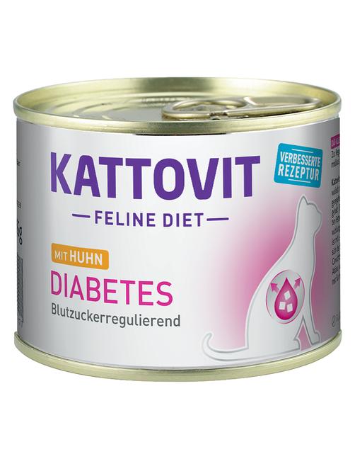 Kattovit Diabetes / Gewicht 185 G - Sparpaket: Huhn