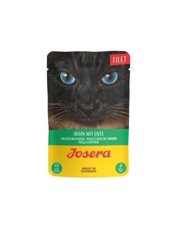 Josera Nassfutter Katze, Adult, Filet, Huhn mit Ente
