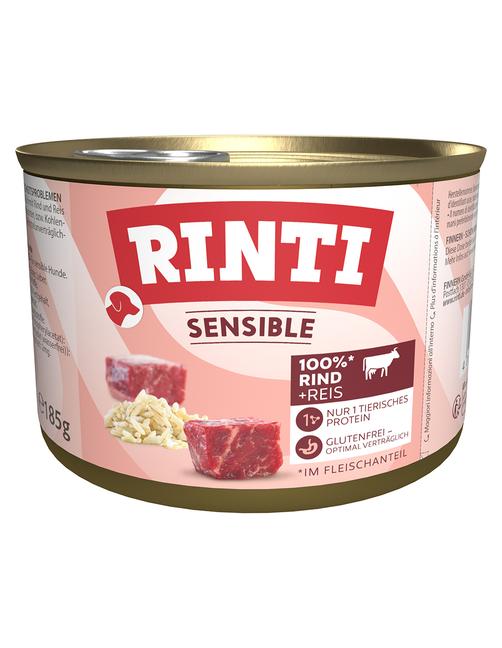 Sensible Rind & Reis 24 x 185 g