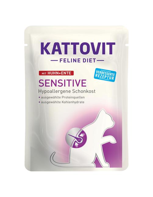 Sensitive Pouches Huhn & Ente 24 x 85 g