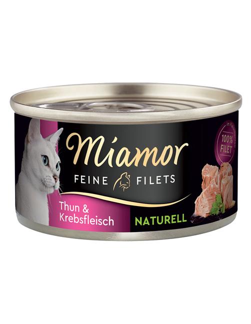 Miamor Feine Filets Naturelle Thunfisch & Krebsfleisch