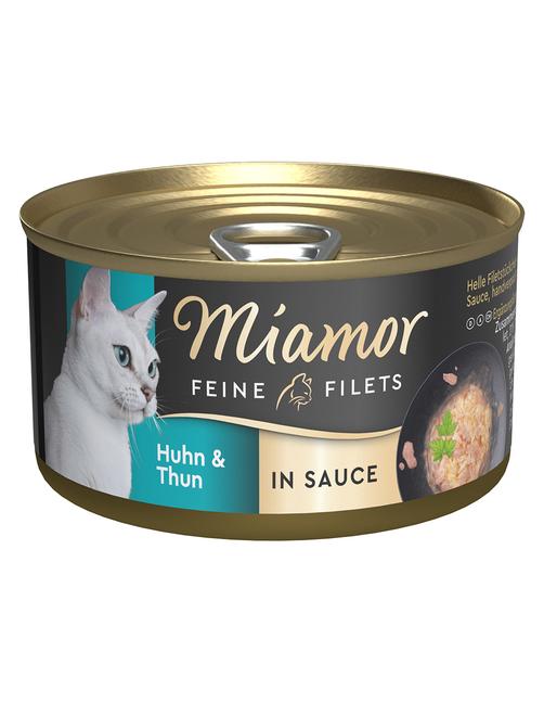 Feine Filets in Soße Huhn & Thunfisch 24 x 85 g