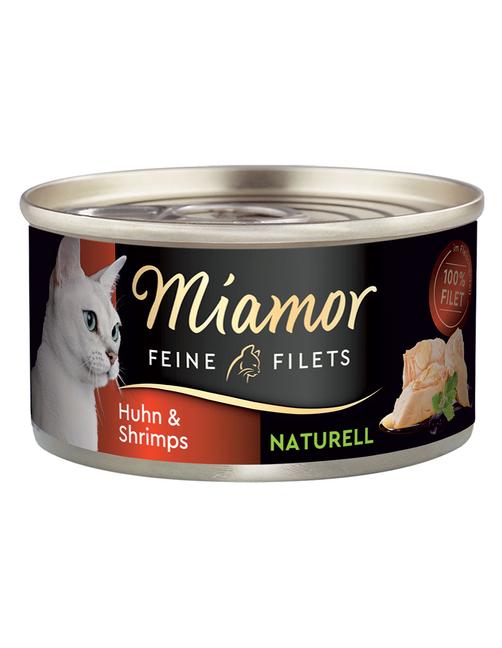 Miamor Feine Filets Naturelle Huhn & Shrimps