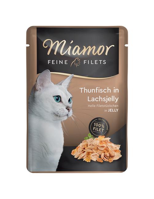 Miamor Feine Filets Pouch Thunfisch in Lachsjelly