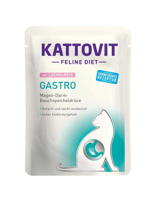 Kattovit Feline Gastro Pouch Lachs & Reis