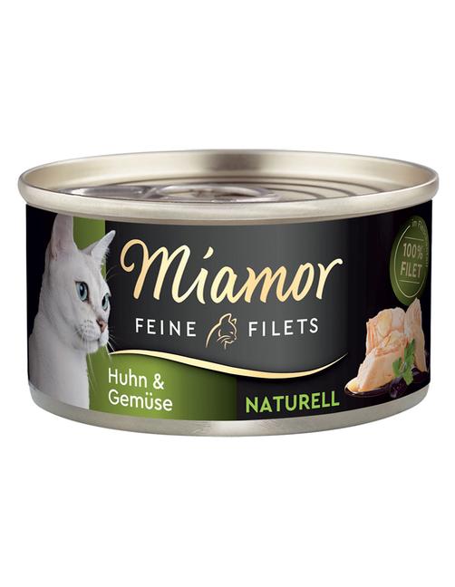 Feine Filets Naturelle Huhn & Gemüse 6 x 80 g
