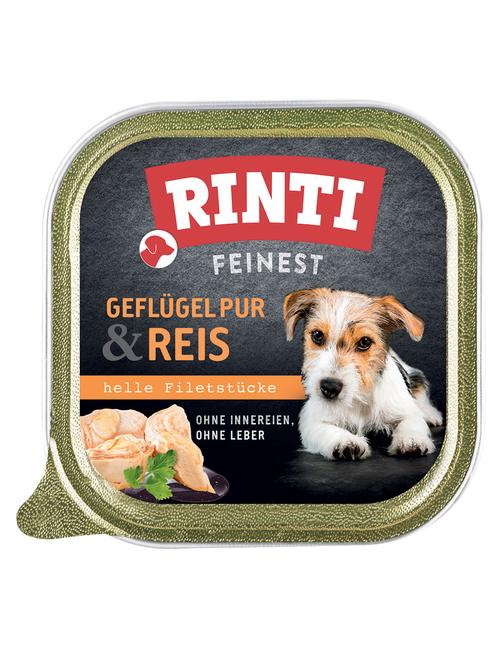 Feinest Schälchen Geflügel Pur & Reis 11 x 150 g
