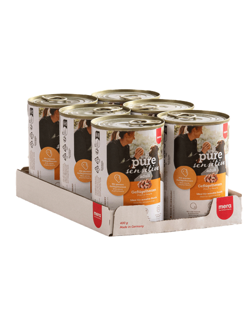 Pure Sensitive Geflügelherzen 2,4 kg