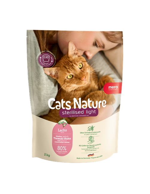 Cats Nature Sterilised Lachs & 2 kg