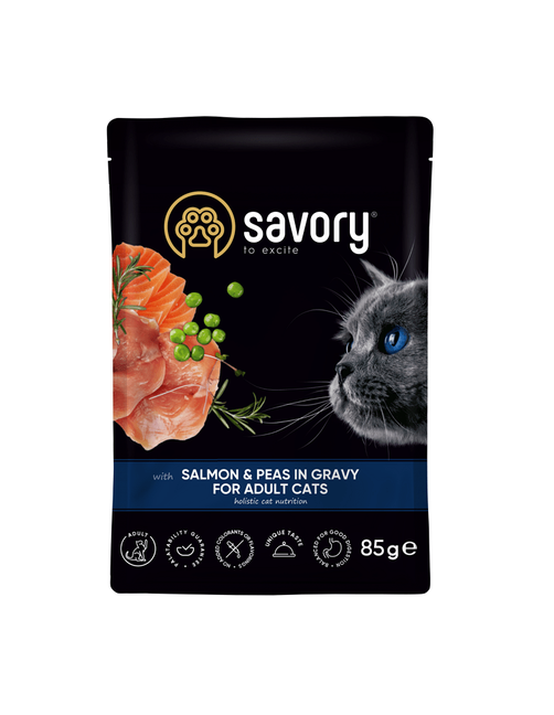 Lachs & Erbsen in Soße 12 x 85 g