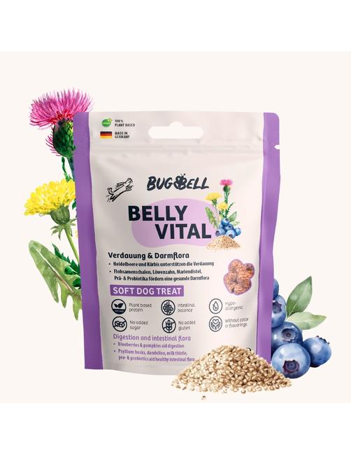 Weiche Hundeleckerli Bellyvital - Verdauung & Darmflora 12 x 60 g