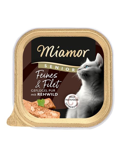 Sparpaket Feines & Filet Senior Geflügel Pur & Rehwild 32 x 100 g