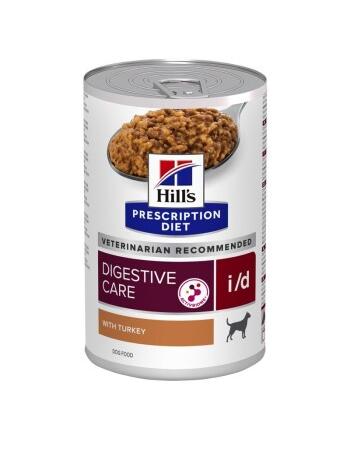 Prescription Diet i/d Nassfutter für Hunde, Adult, mit Truthahn Zur Unterstützung Der Verdauung 12 x 360 g