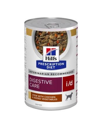 Prescription Diet i/d Nassfutter für Hunde, Adult, mit Huhn Zur Unterstützung Der Verdauung 48 x 354 g