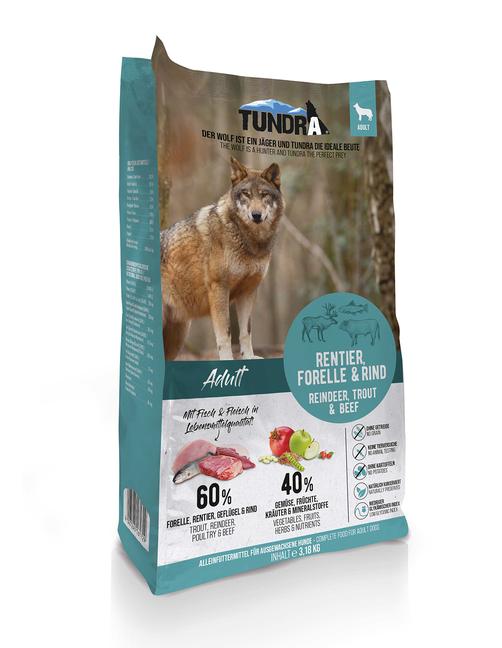 Dog Rentier, Forelle & Rind 3,18 kg