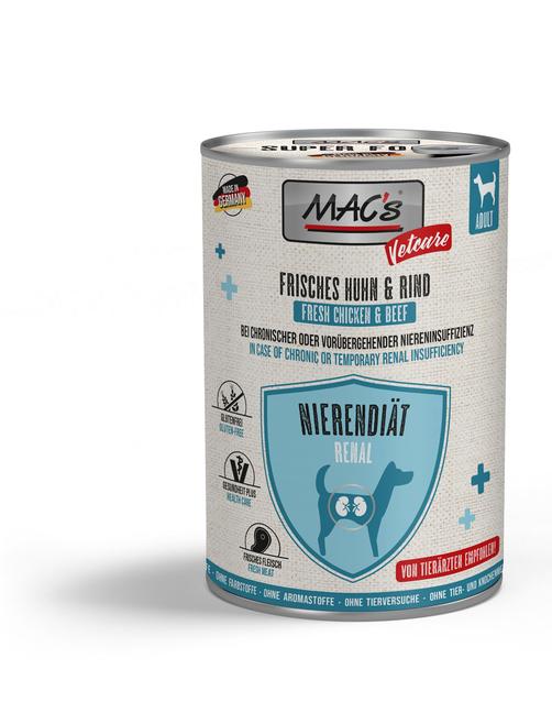 Dog Vetcare Nierendiät Huhn & Rind 2,4 kg